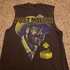 Post Malone Tour Sleeveless Shirt